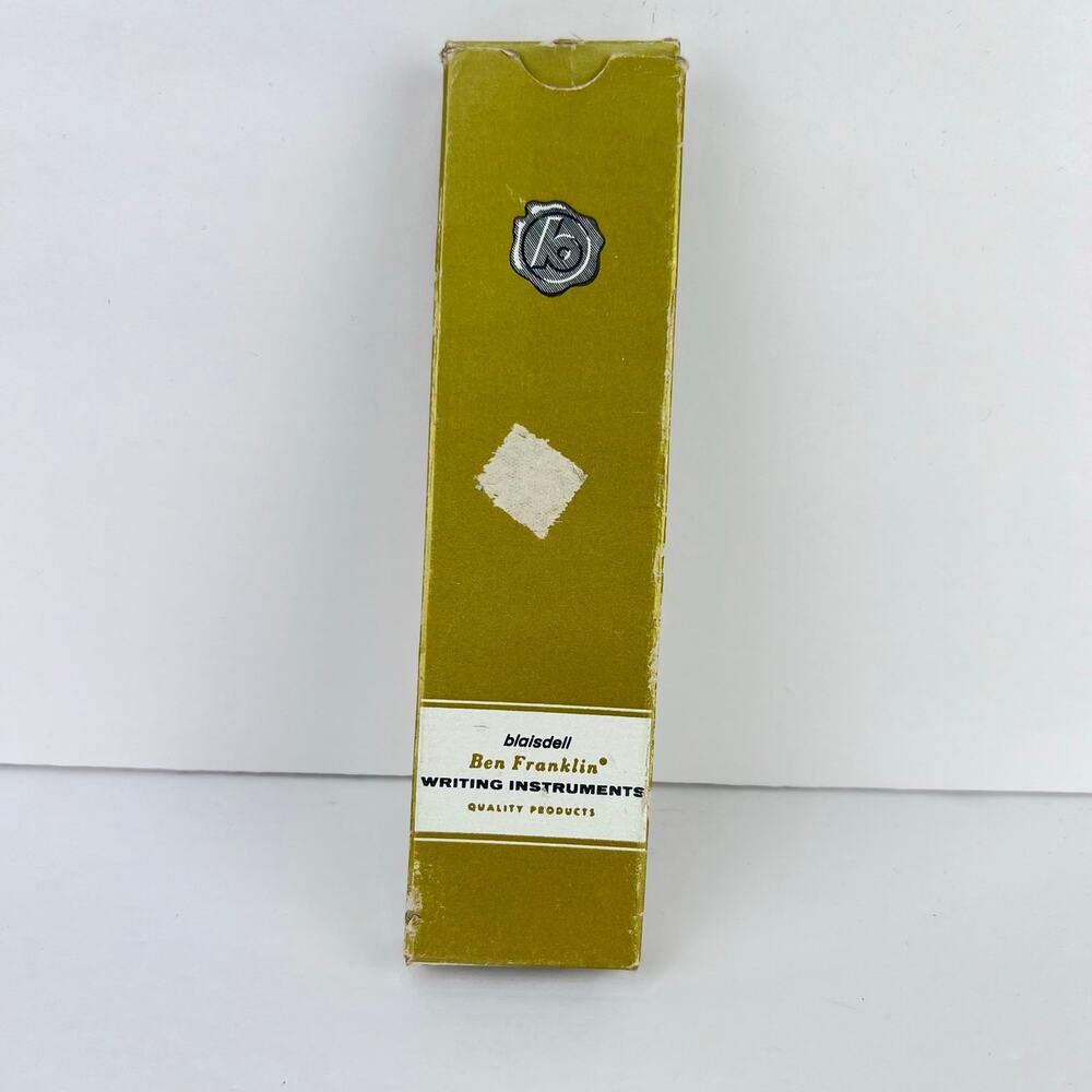 VTG Lot of 8 in Box Ben Franklin "Suprablend" Blaisdell GREEN #533 Color Pencil